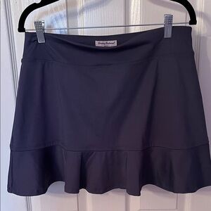 Tommy Bahama Gray Ruffle Hem Golf Skort